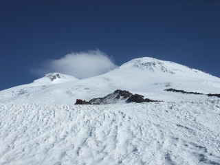 Oba wierzchołki Elbrusa