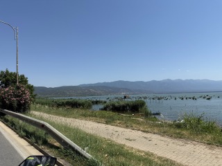 Jezioro Dojran w Macedonii Północnej